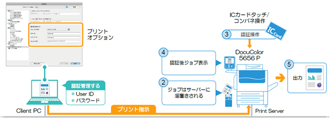 認証プリント